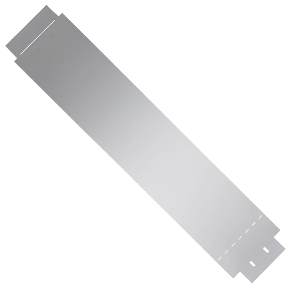 Grasboorden 15 st 100x20 cm gegalvaniseerd staal 15