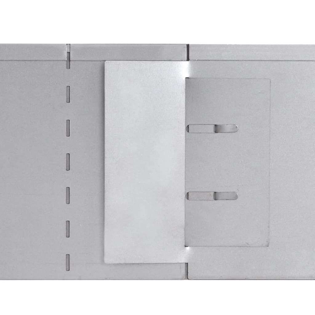 Grasboorden 15 st 100x20 cm gegalvaniseerd staal 15