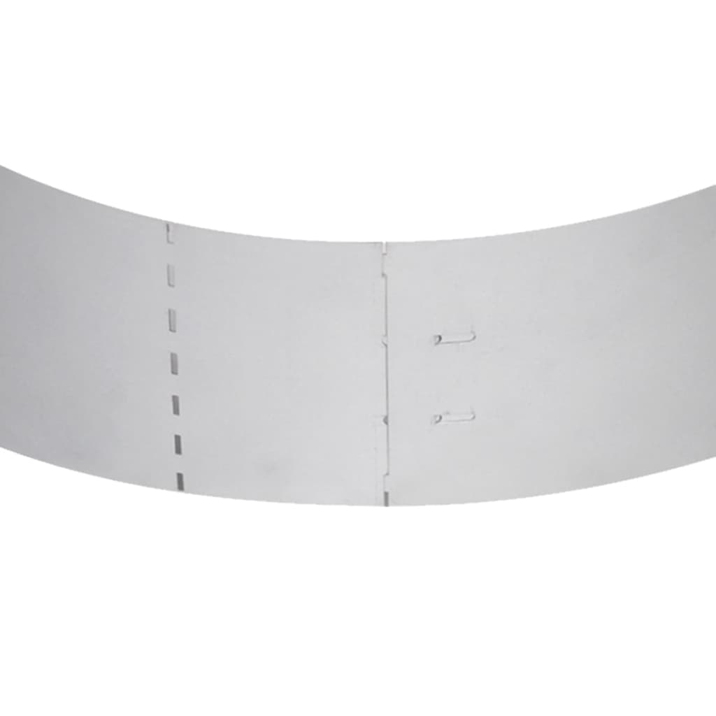 Grasboorden 15 st 100x20 cm gegalvaniseerd staal 15