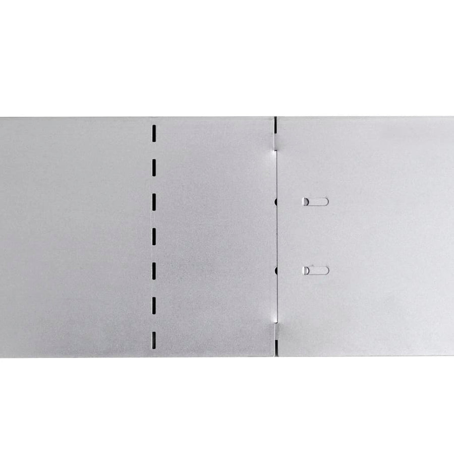 Grasboorden 20 st 100x20 cm gegalvaniseerd staal 20