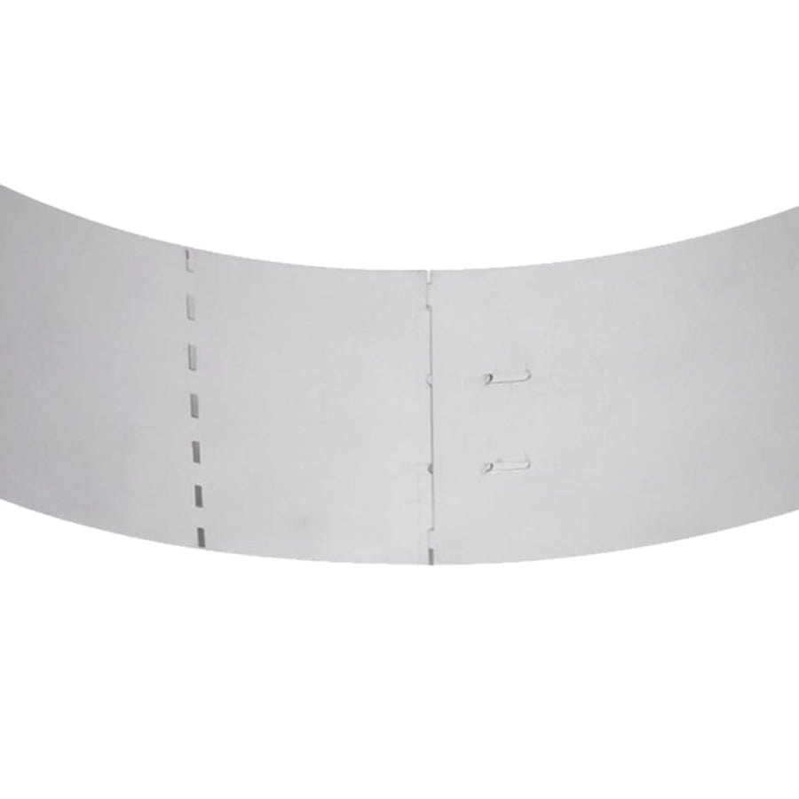 Grasboorden 20 st 100x20 cm gegalvaniseerd staal 20