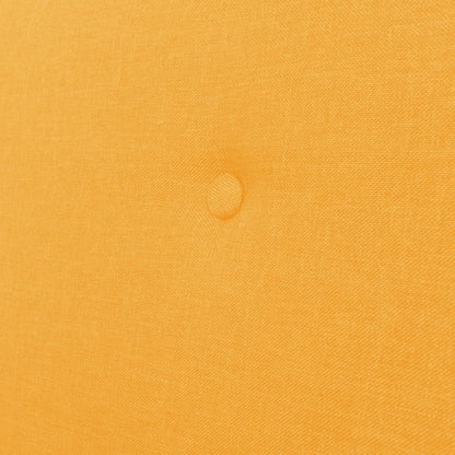 Bankstel stof geel 2-delig