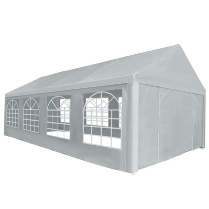 Tentdoek zonder frame Grijs 8 x 4 m PE