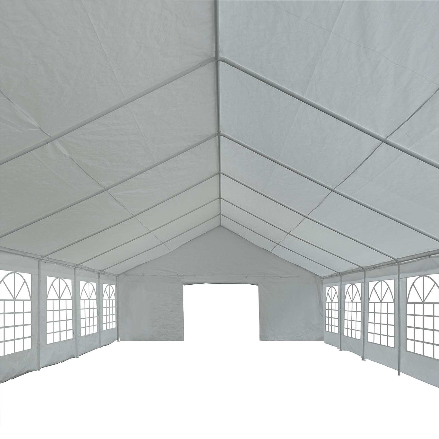 Tentdoek zonder frame Grijs 10 x 5 m PE