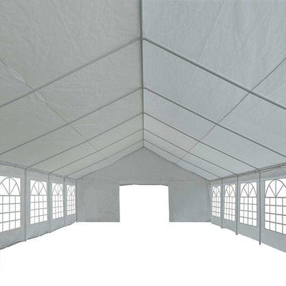 Tentdoek zonder frame Grijs 10 x 5 m PE