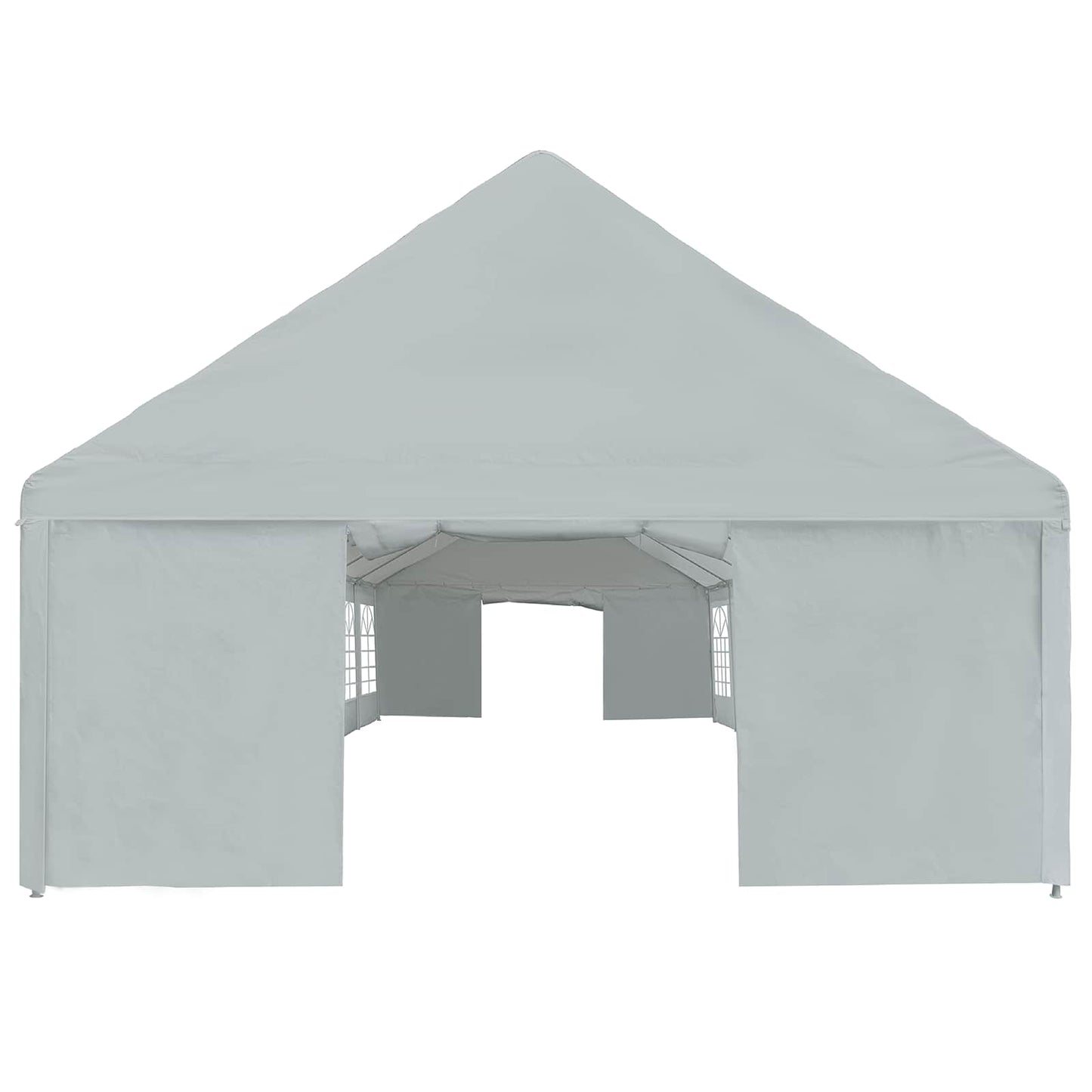 Tentdoek zonder frame Grijs 10 x 5 m PE
