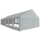 Tentdoek 12 x 6 m grijs PE