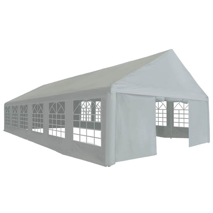 Tentdoek zonder frame Grijs 12 x 6 m PE
