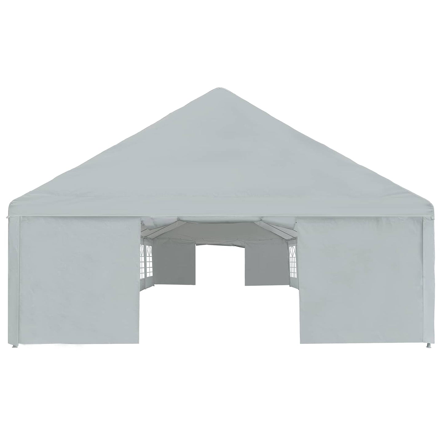 Tentdoek zonder frame Grijs 12 x 6 m PE