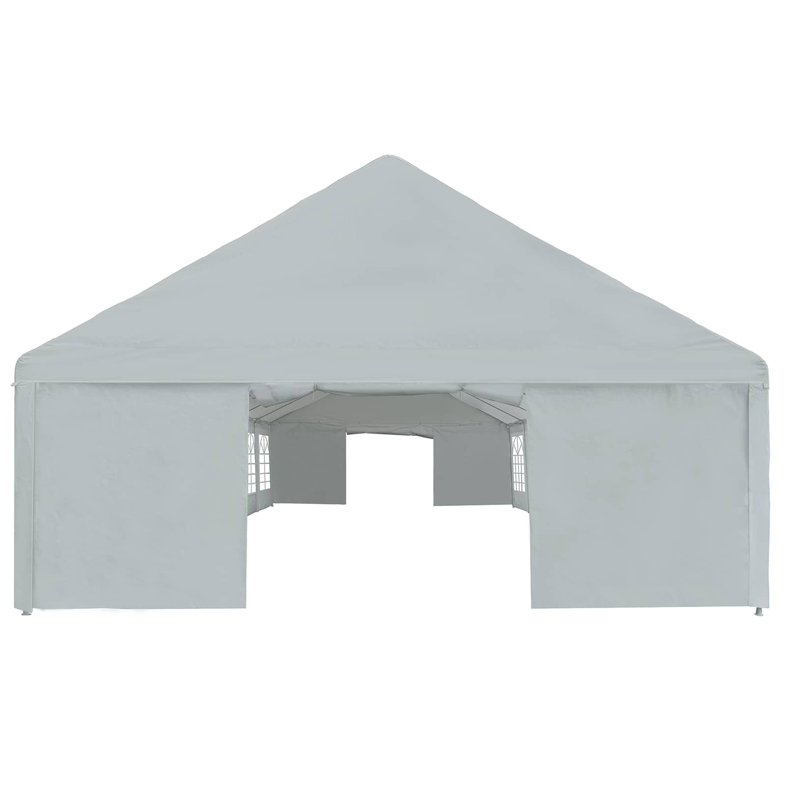 Tentdoek zonder frame Grijs 12 x 6 m PE