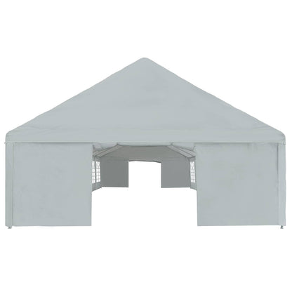 Tentdoek zonder frame Grijs 12 x 6 m PE