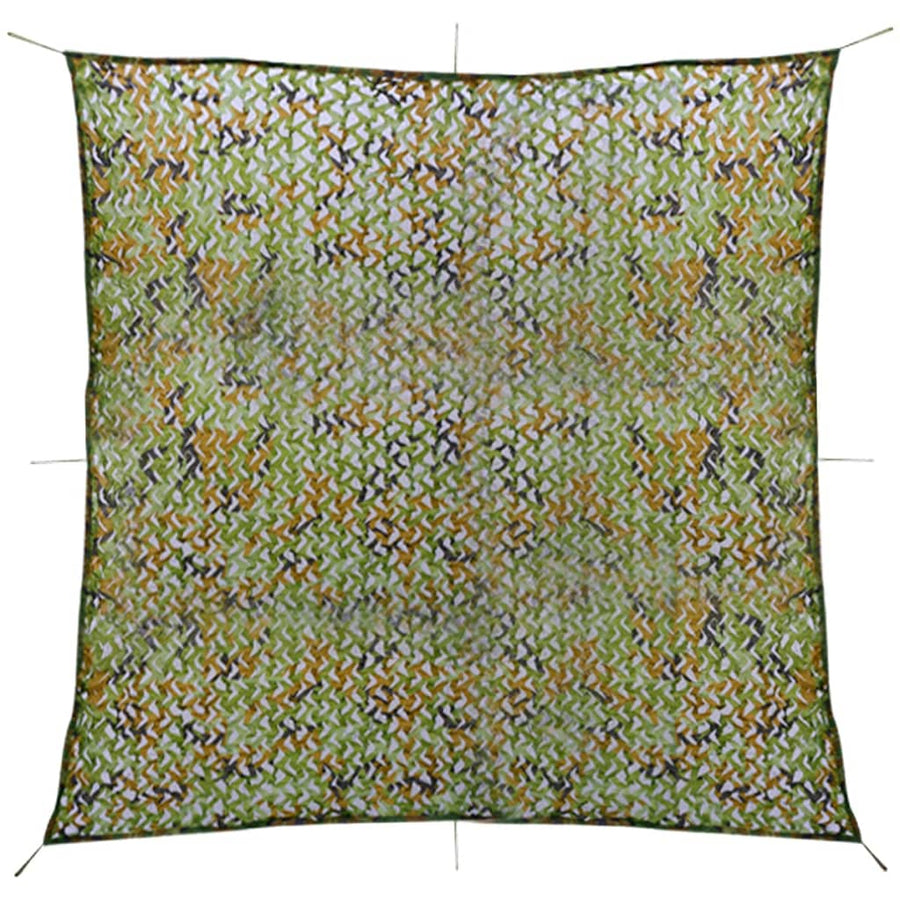 Camouflagenet Met Opbergtas 4 x 4 m Groen