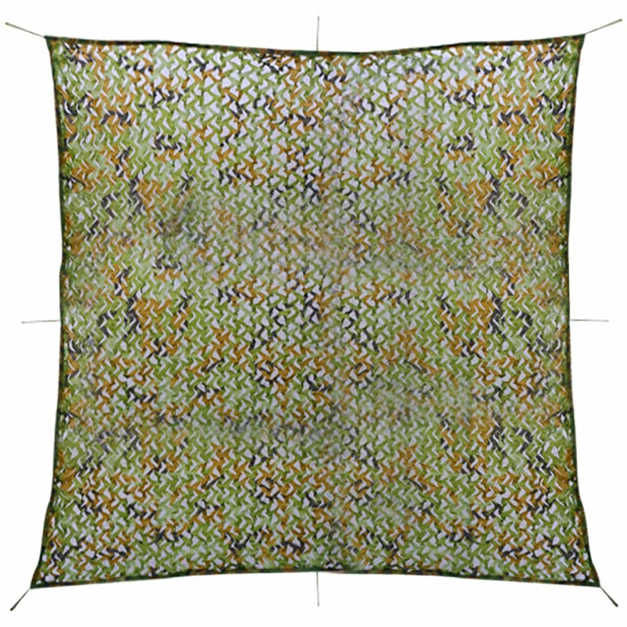 Camouflagenet Met Opbergtas 6 x 6 m Groen