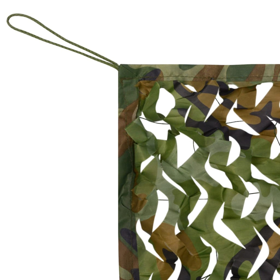 Camouflagenet Met Opbergtas 6 x 6 m Groen