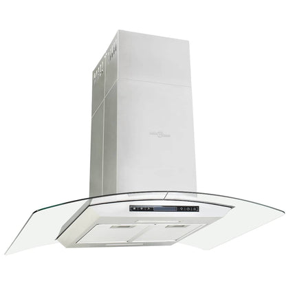 Eilandafzuigkap LCD-scherm sensor 756 m³/u LED 90 cm