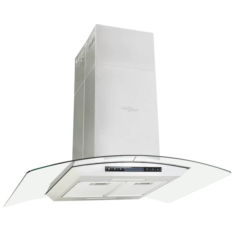 Eilandafzuigkap LCD-scherm sensor 756 m³/u LED 90 cm