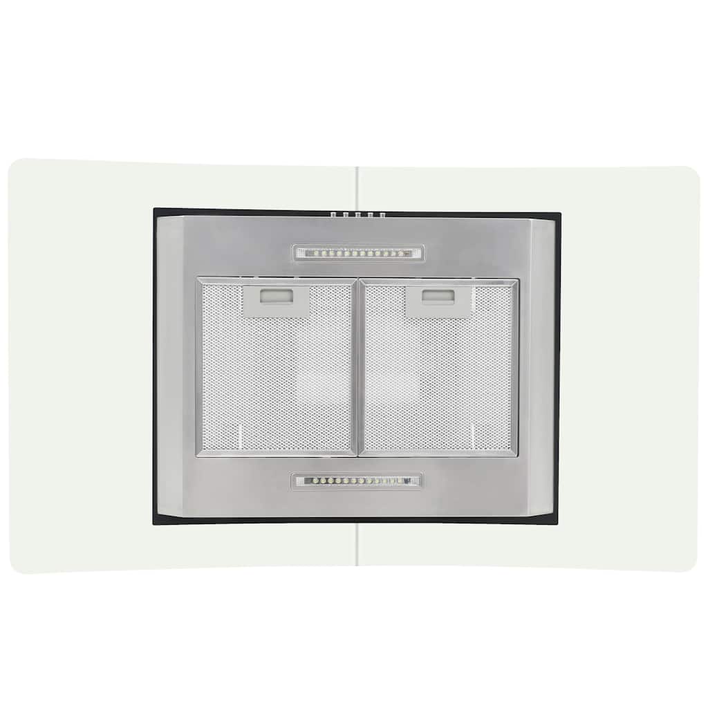 Eilandafzuigkap 756 m³/u LED 90 cm roestvrij staal