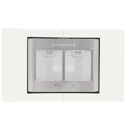Eilandafzuigkap 756 m³/u LED 90 cm roestvrij staal