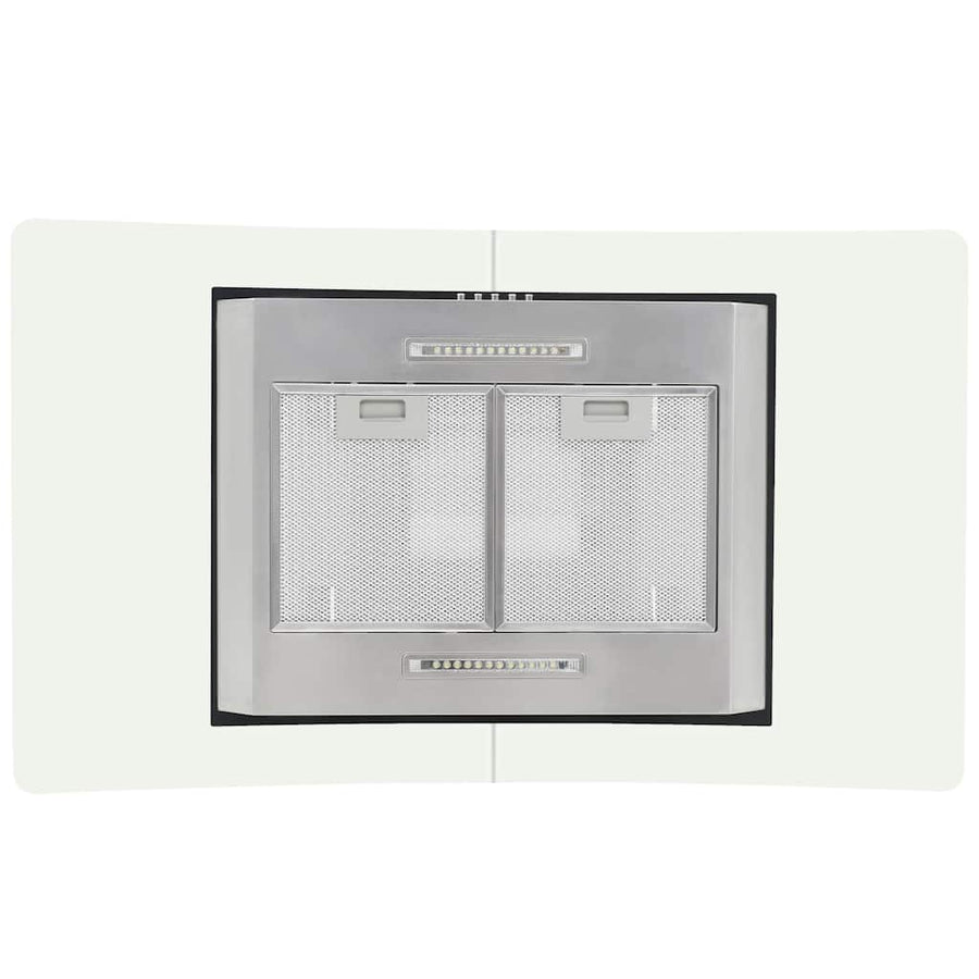Eilandafzuigkap 756 m³/u LED 90 cm roestvrij staal