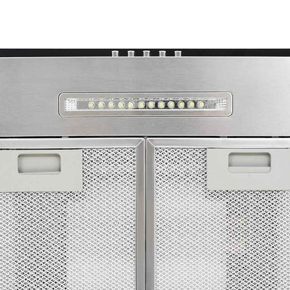 Eilandafzuigkap 756 m³/u LED 90 cm roestvrij staal
