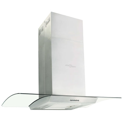 Eilandafzuigkap 756 M³/U Led 90 Cm Roestvrij Staal