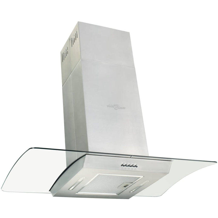 Eilandafzuigkap 756 M³/U Led 90 Cm Roestvrij Staal