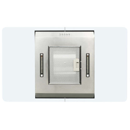 Eilandafzuigkap 756 M³/U Led 90 Cm Roestvrij Staal