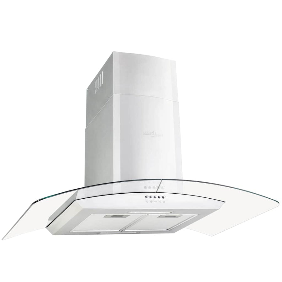 Wandafzuigkap 756 m³/u LED 90 cm roestvrij staal