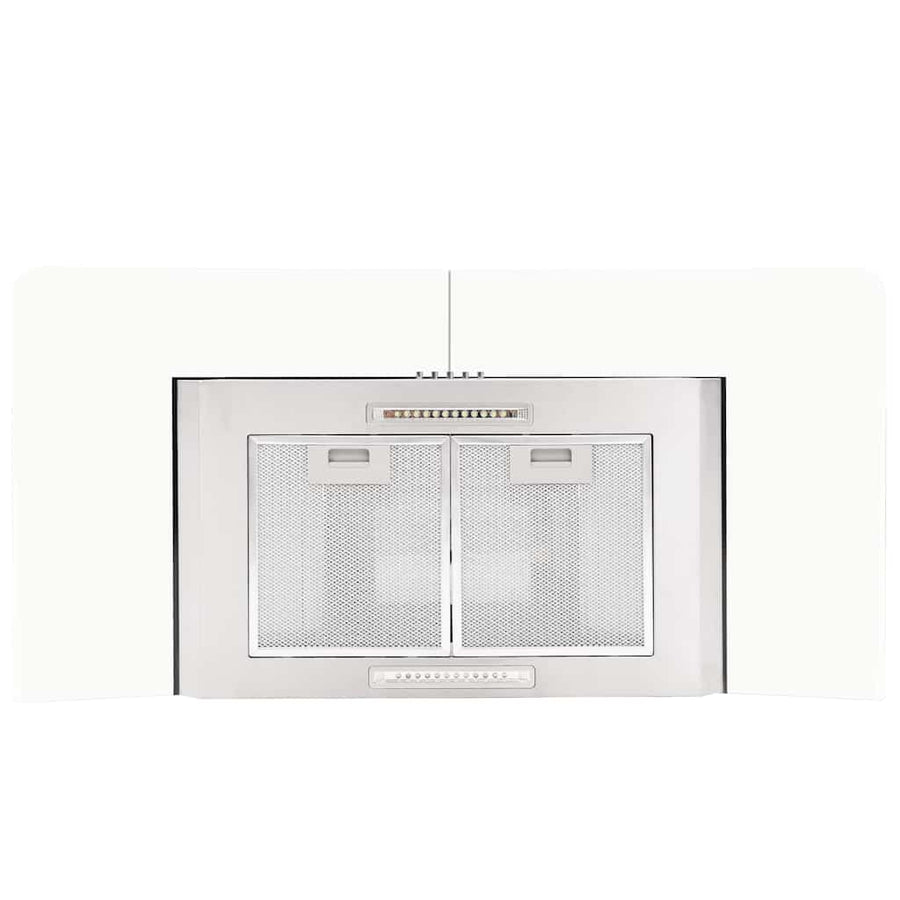 Wandafzuigkap 756 m³/u LED 90 cm roestvrij staal