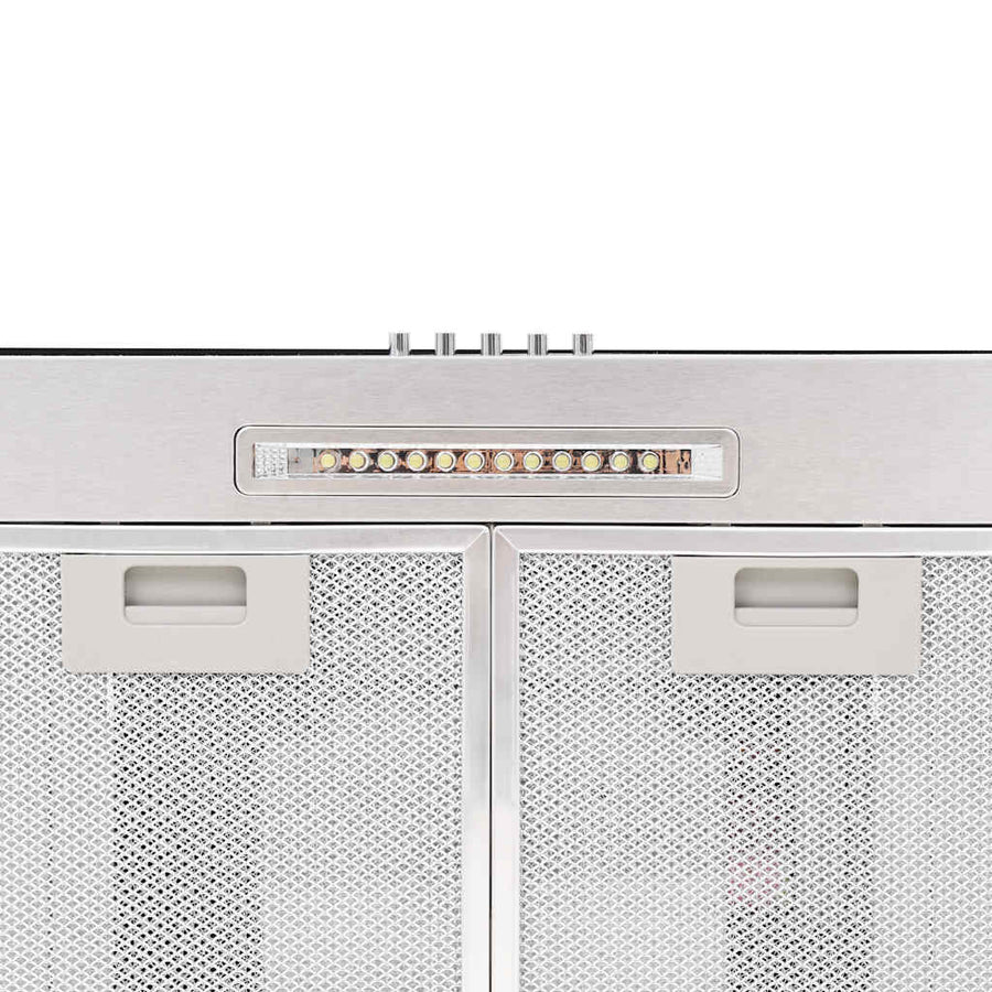Wandafzuigkap 756 m³/u LED 90 cm roestvrij staal