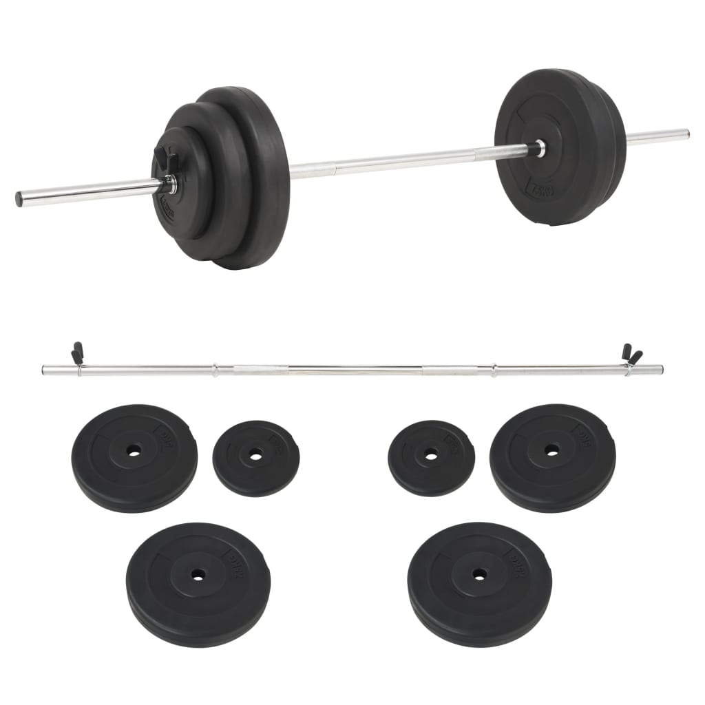 Halterset 30 Kg 2x 7.5 kg + 2x 5 kg + 2x 1.25 kg