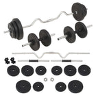 Halterset 30 kg zwart