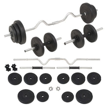 Halterset 30 kg Supercurlstang