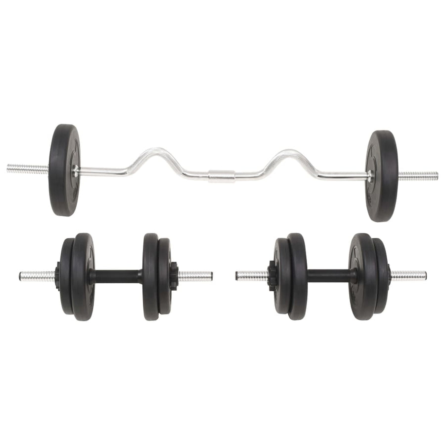 Halterset 30 kg Supercurlstang
