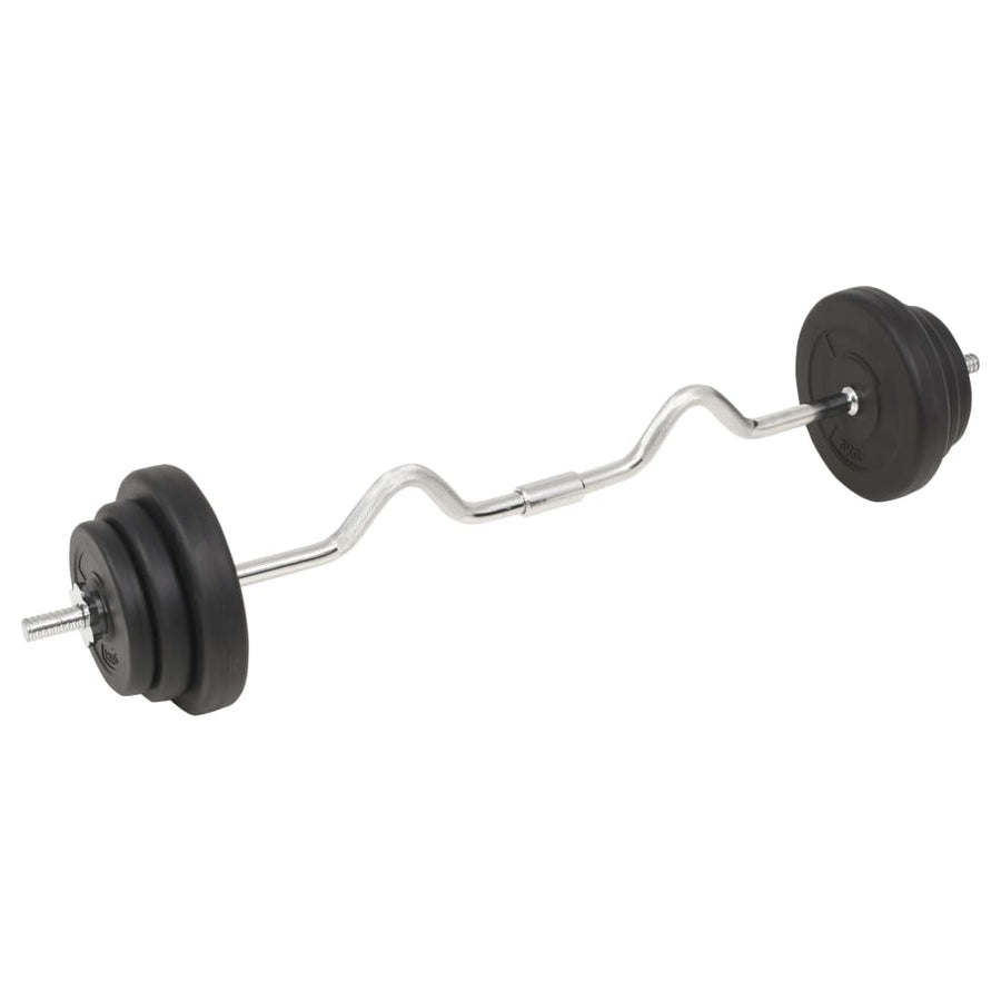 Halterset 30 kg Supercurlstang