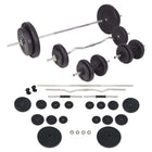 Halterset 90 kg staal