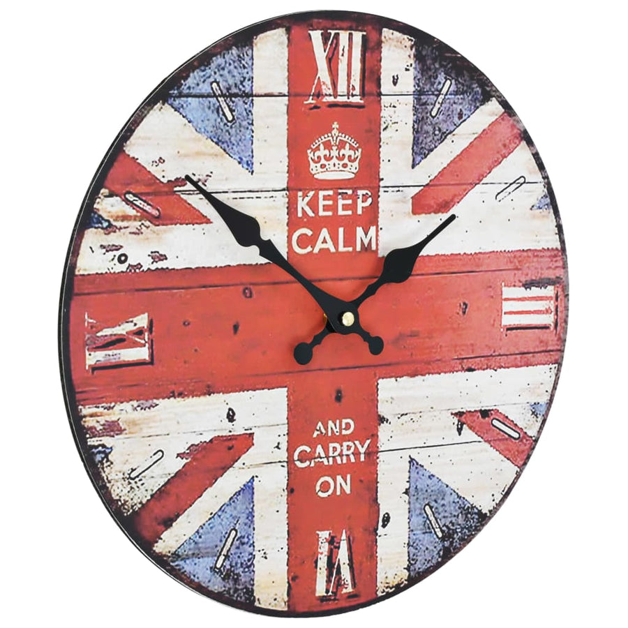 Wandklok Vintage Stijl 30 Cm Uk Verenigd Koninkrijk