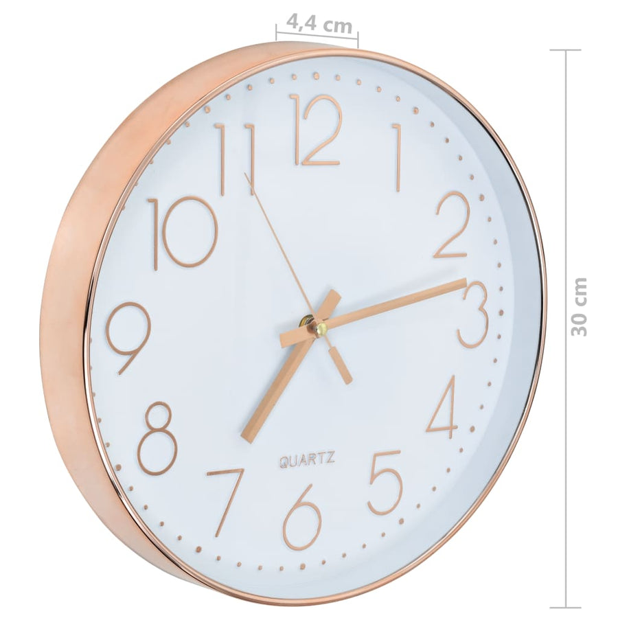 Wandklok 30 Cm
