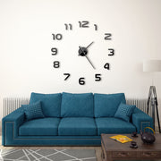 Wandklok 100 cm zwart doe-het-zelf