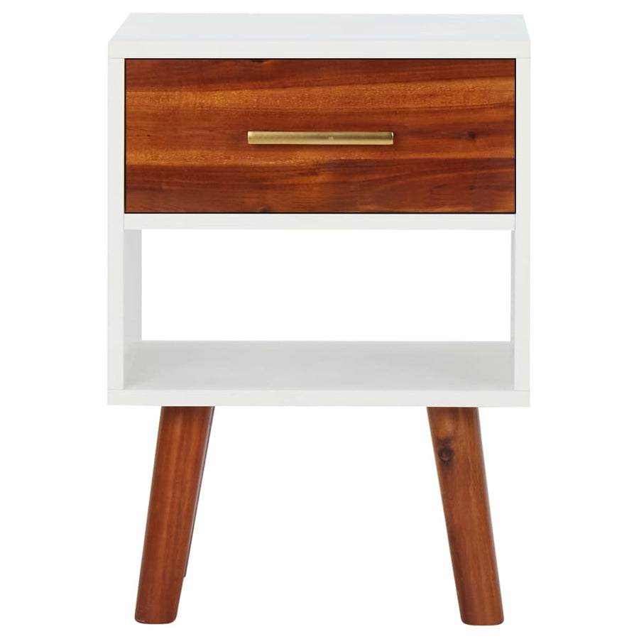 Nachtkastjes 40X30X57 Cm Massief Acaciahout 2