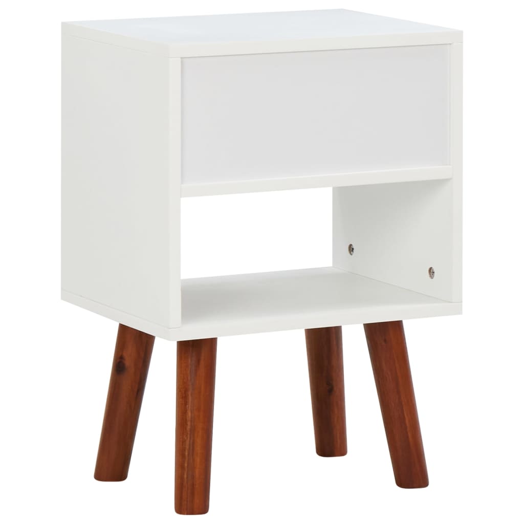 Nachtkastjes 40X30X57 Cm Massief Acaciahout 2