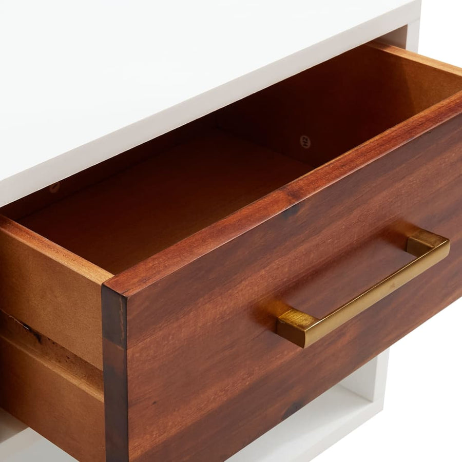 Nachtkastjes 40X30X57 Cm Massief Acaciahout 2