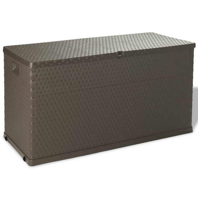 Tuinbox 120X56X63 Cm Polypropeen Rattan Bruin