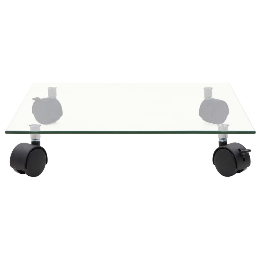 Plantenrollers Vierkant 35X35 Cm Gehard Glas 2 St
