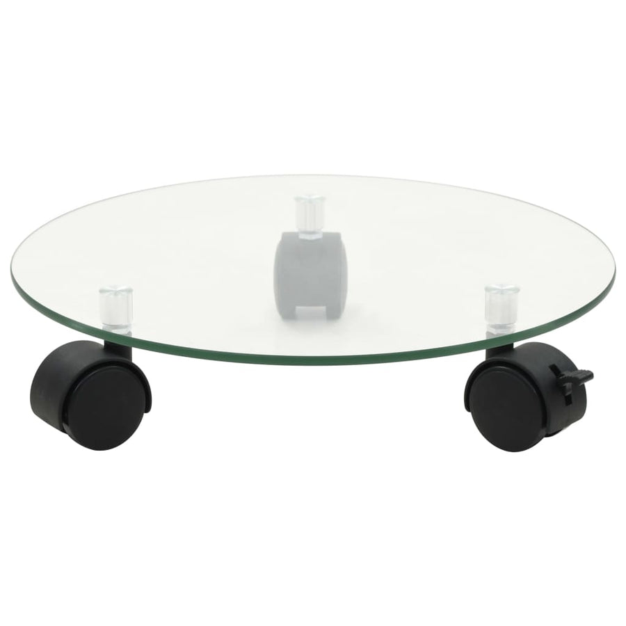 Plantenrollers Rond 28 Cm Gehard Glas 2 St