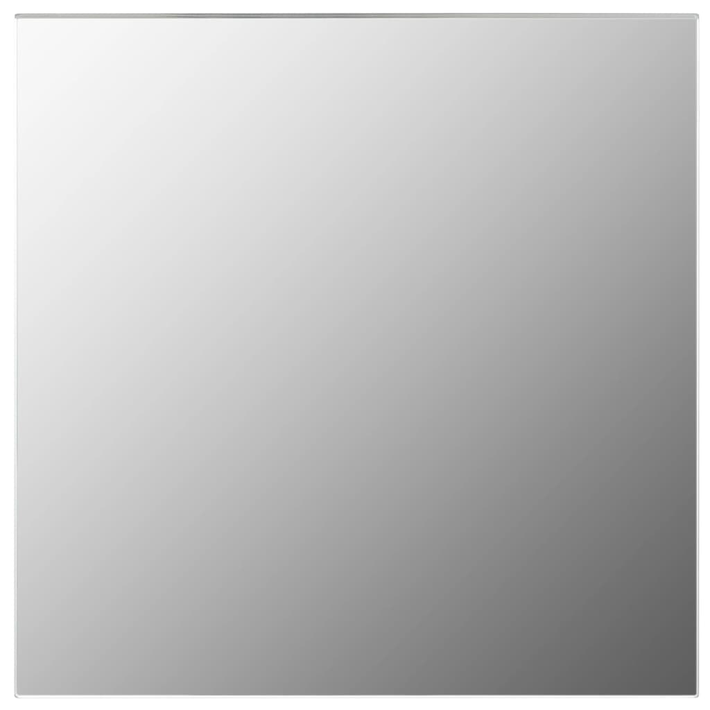 Wandspiegels Vierkant Glas 7 St