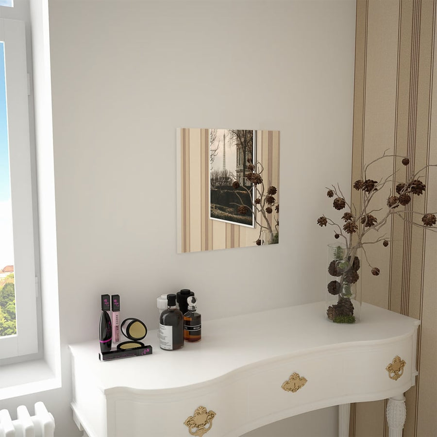 Wandspiegel Vierkant Glas 1 40 x 40 cm zonder LED
