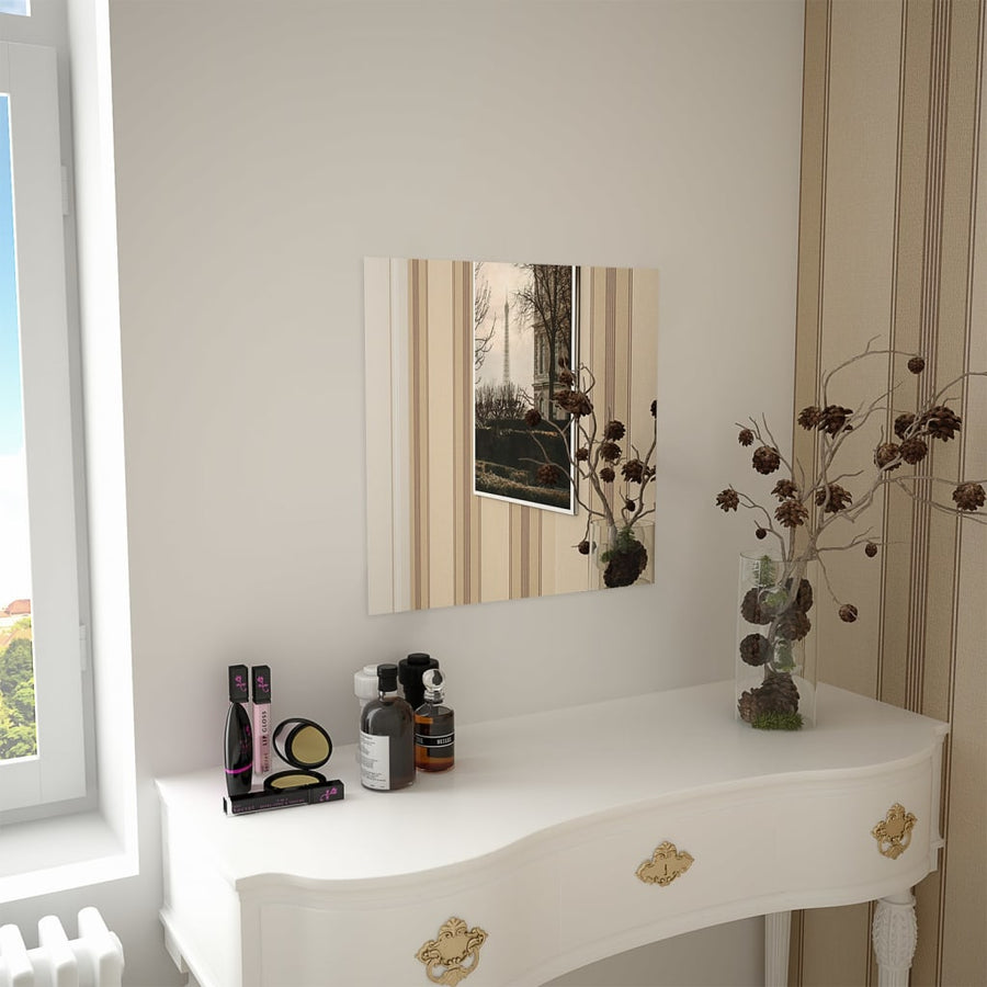 Wandspiegel Vierkant Glas 1 50 x 50 cm zonder LED
