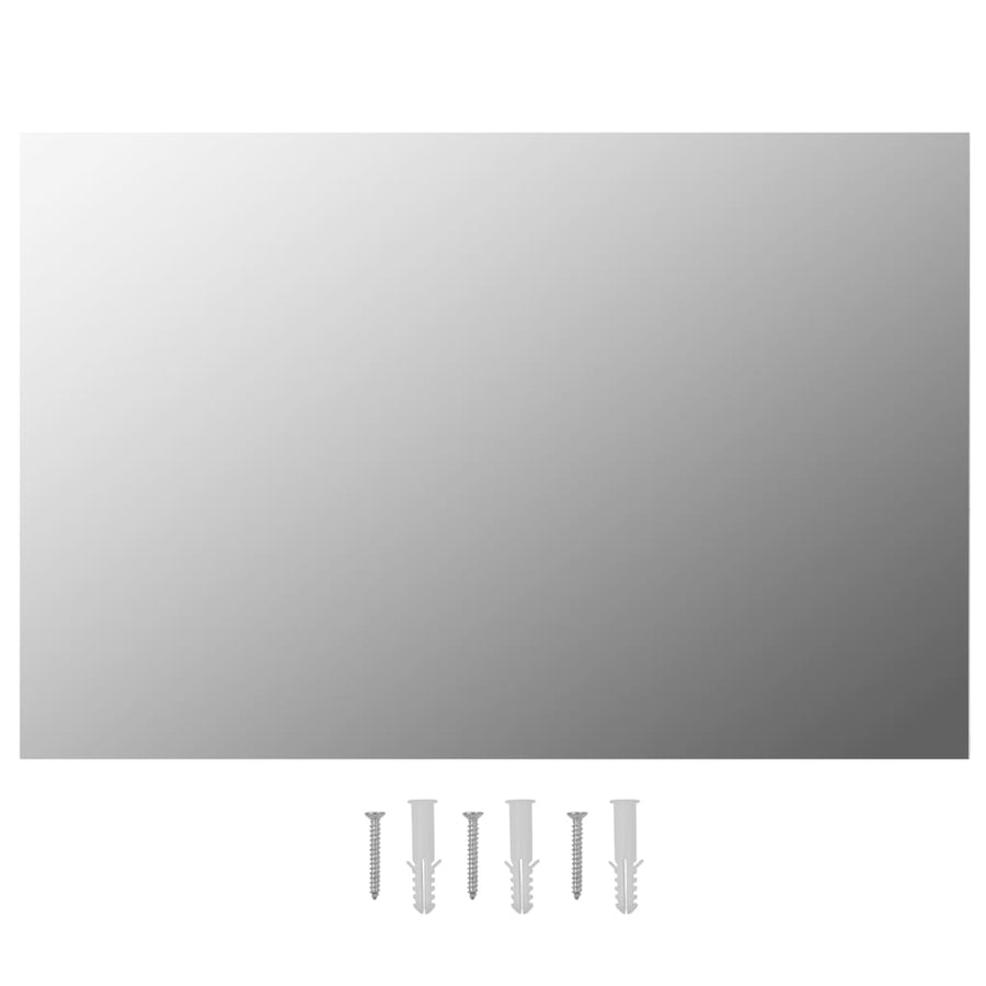 Wandspiegel Rechthoekig Glas 1 60 x 40 cm zonder LED