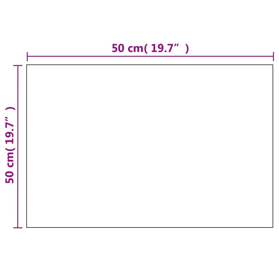 Wandspiegel Rechthoekig Glas 1 60 x 40 cm zonder LED